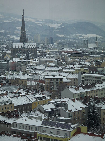 Linz Blick auf den Dom