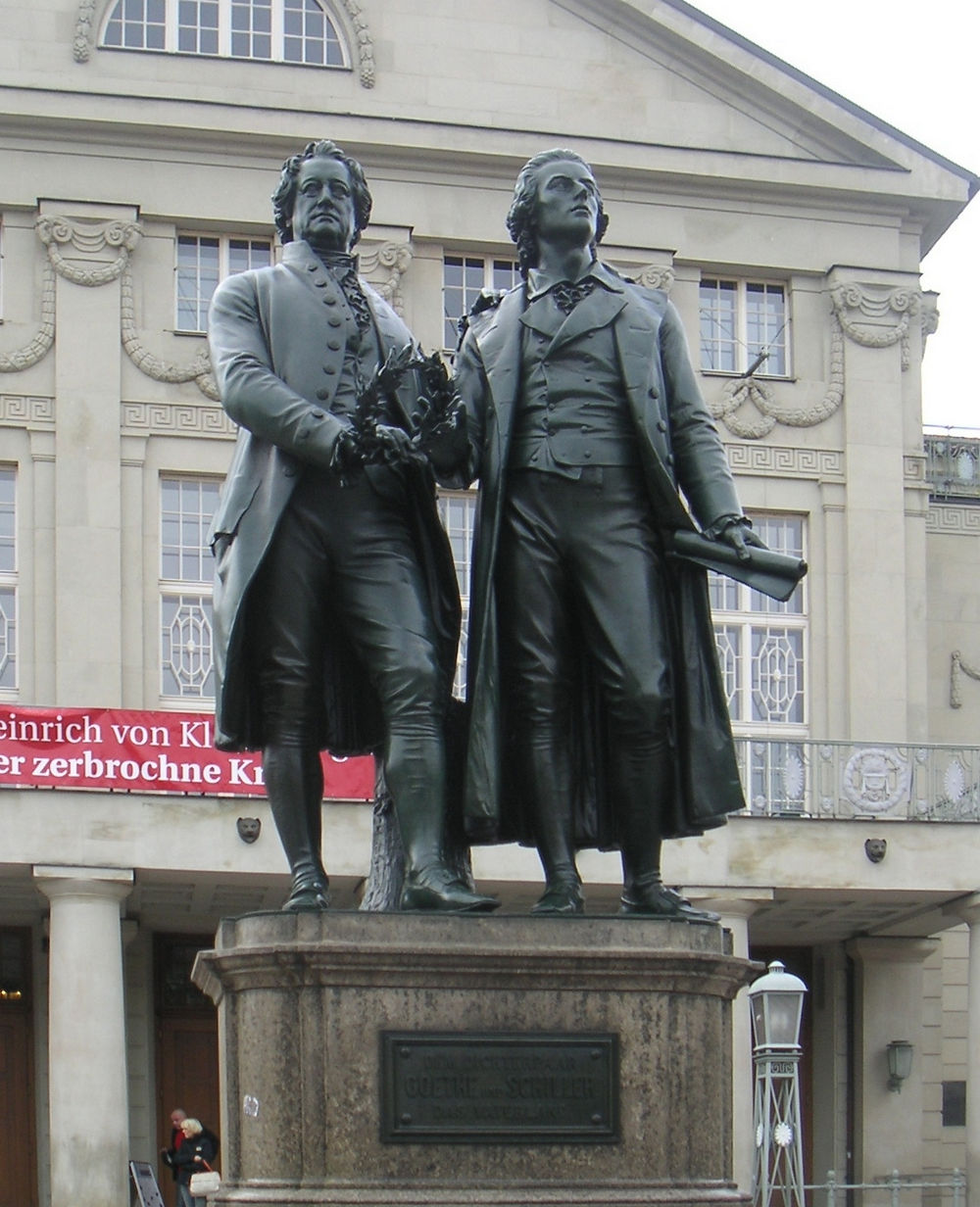 Goethe Schiller Denkmal Weimar