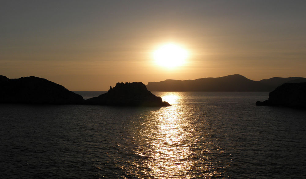 Sonnenuntergang am Strand